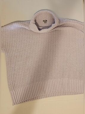 aerie Light Lilac Purple Oversized Turtleneck Sweater